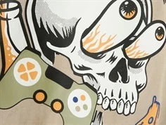 Name It t-shirt pure cashmere med gamer print